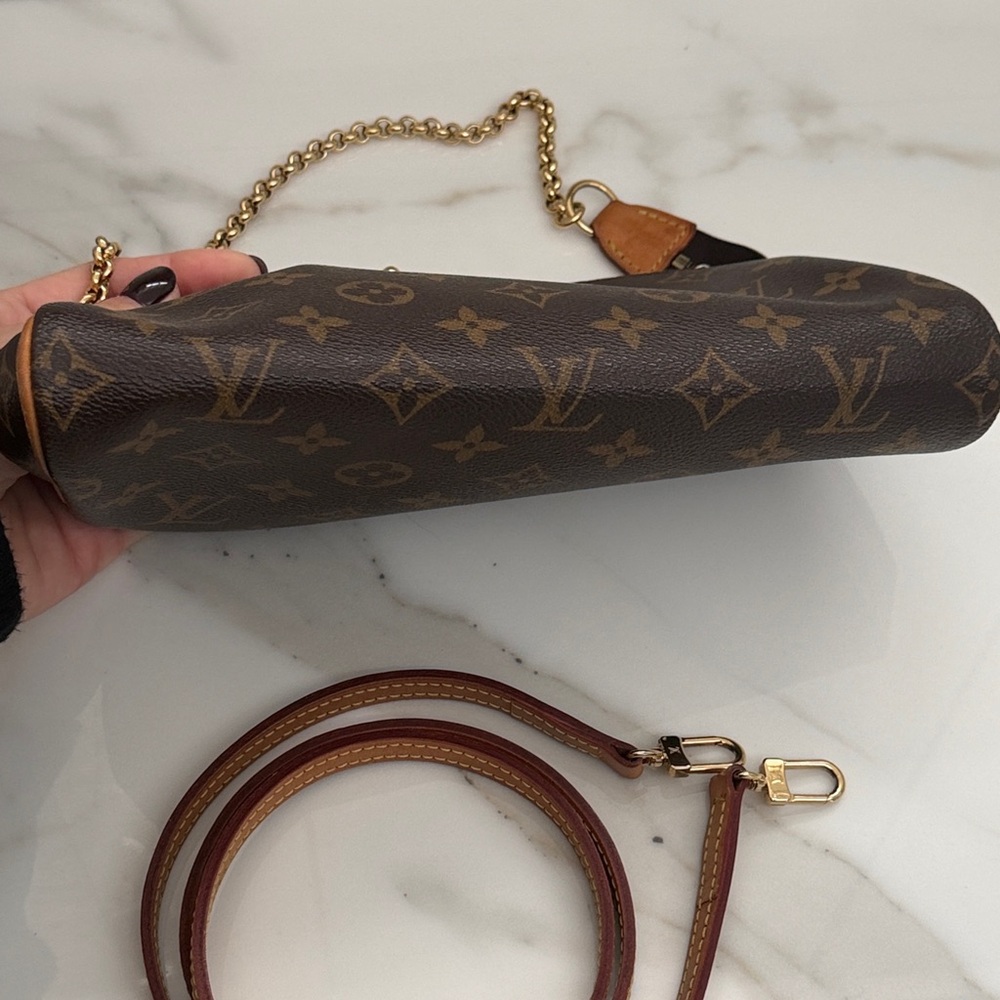 Louis Vuitton Eva Dark Brown Monogram Pochette - Picture 11 of 14